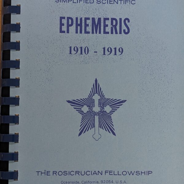 Ten Year Ephemeris 1910-1919