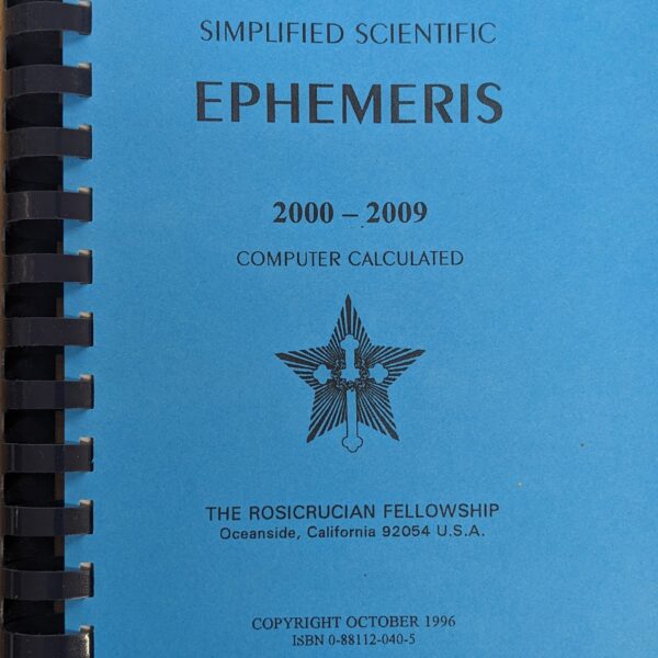 Ten Year Ephemeris 2000-2009