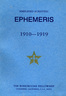 Ten Year Ephemeris 1910-1919