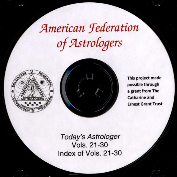 Today’s Astrologer, Volumes 21-30