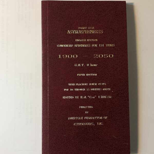 Pocket Size Ephemeris 1900-2050 (English)