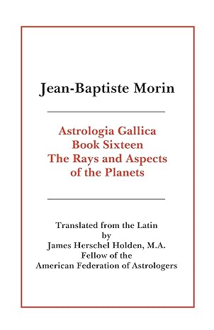 Astrologia Gallica Book 16