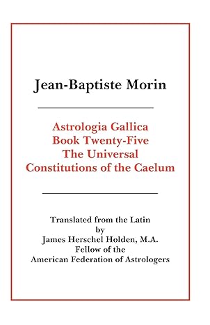 Astrologia Gallica Book 25