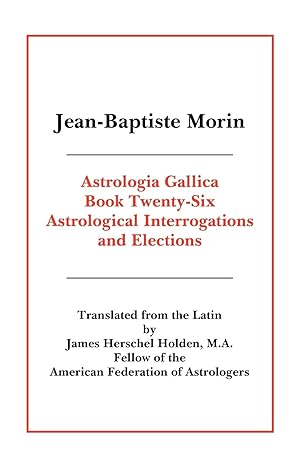 Astrologia Gallica Book 26