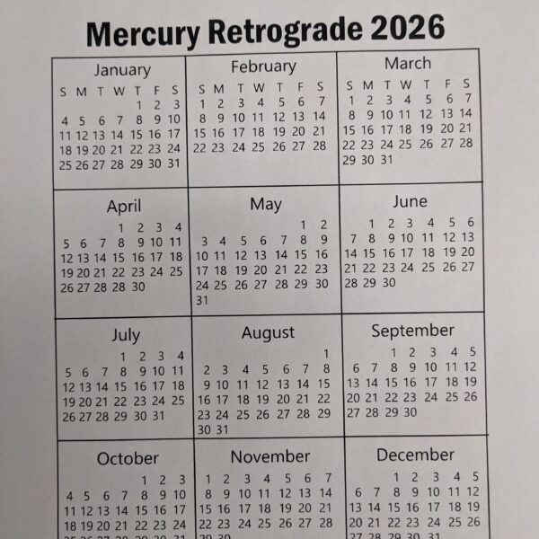 2026 Mercury Retrograde Cards