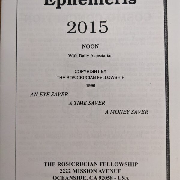 Single Year 2015 (Noon)